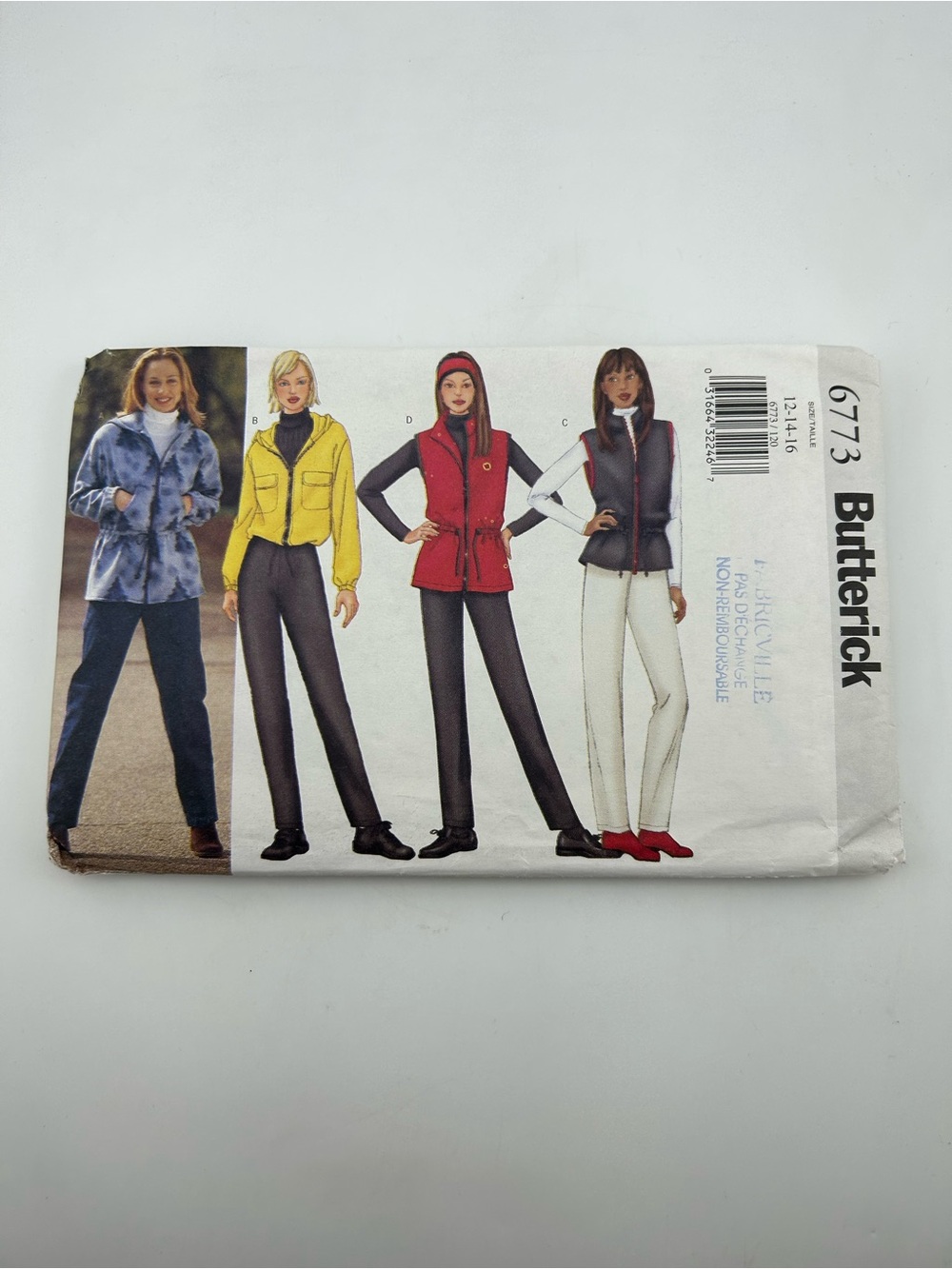 2 for 22$ 🧵 BUTTERICK 🧵 Misses’ Jacket, Vest, Pants and Headband
